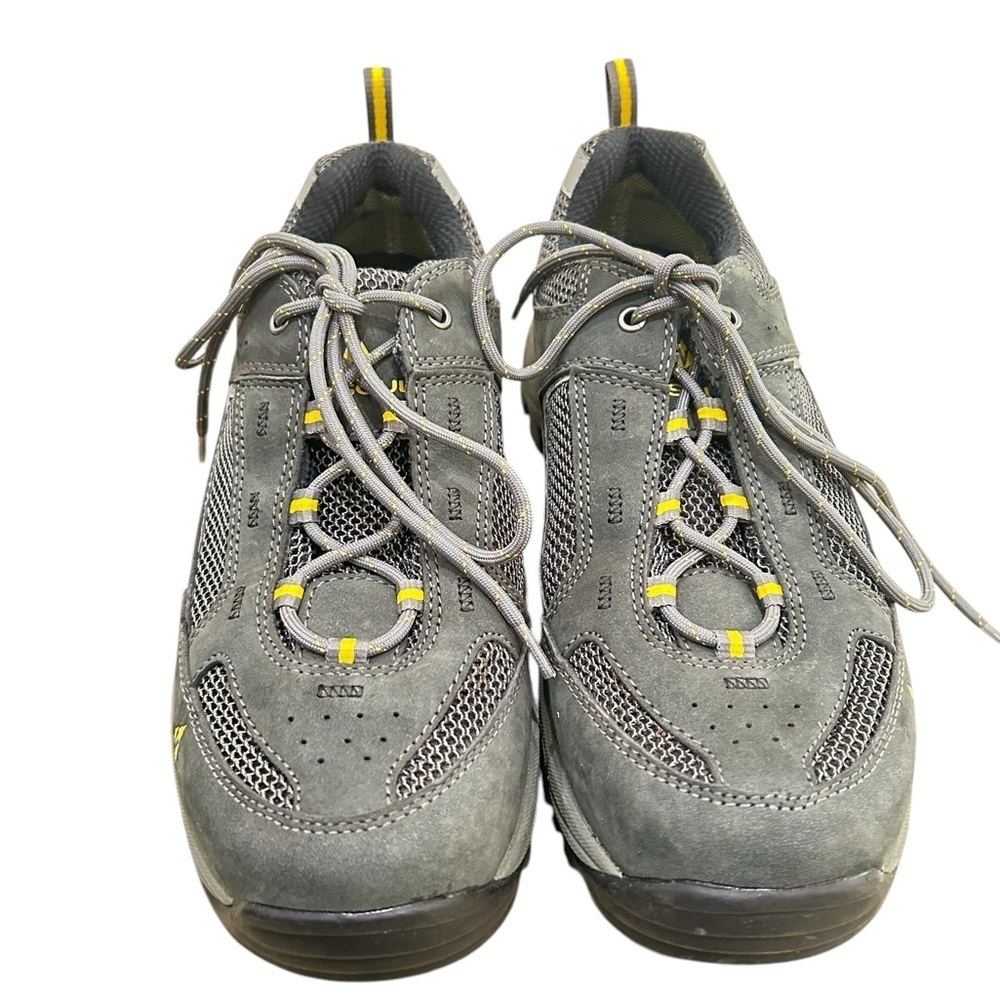Vasque Gray and Yellow Men's Athletic Hiking Shoes - Picture 3 of 10